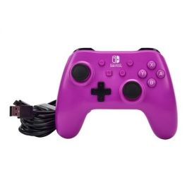 Power A Mando con Cable Nintendo Switch Grape Morado NSGP0143-01