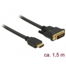 DeLOCK 85653 Cable HDMI a DVI 24+1 bidireccional 1.5m, chapado en oro, máx. 2560x1600p, macho/macho Precio: 25.4999998. SKU: B1C4L3XZ2H