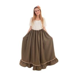 Creaciones Llopis T-L Disfraz de Falda Medievo Verde para Adulto, Talla L Creaciones Llopis T-L Disfraz de Falda Medievo Verde para Adulto, Talla L