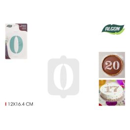 Algon Plantilla Tarta Cumpleaños N-0 Pequeña 20 cm x 13,5 cm (36 Unidades) Precio: 5.94999955. SKU: B1JM4EVJQ7