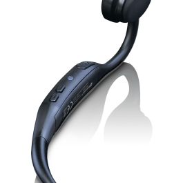 Lenco LEN8711902042457 Auriculares Bluetooth Conducción Ósea HBC-200GY - 8h Autonomía - Resistentes al Agua - Batería Recargable