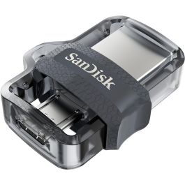 SanDisk SDDD3-128G-G46 Pendrive Dual Ultra m3.0 128GB USB 3.0 y MicroUSB para Android, hasta 150 MB/s