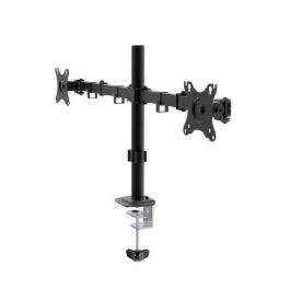 Unykach UK1422 Soporte de Mesa VESA para 2 Monitores de 10 a 32 Pulgadas, Doble Brazo Articulado y Ajustable, Negro