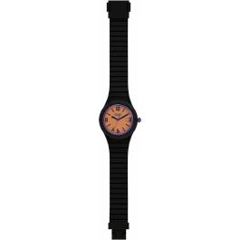 Reloj Hombre Hip Hop HWU1082 Negro Naranja