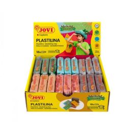 Plastilina Jovi 70 Pastilla 50 Gr. Surtido Colores Nature Caja De 18 (3X 6 Col.)