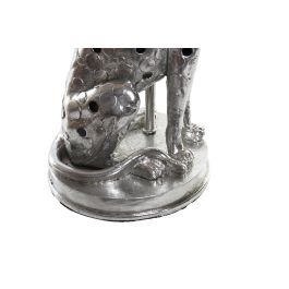 DKD Home Decor Lámpara Sobremesa Colonial Dorado Plateado Resina Poliéster 26 x 46 x 26 cm (2 Unidades)