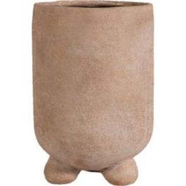 DKD Home Decor Macetero Urban de Cerámica Marrón Claro. Dimensiones: 24 cm Ancho x 35 cm Alto x 24 cm Fondo. Con 4,10 kg. Ideal para Decoración. Precio: 41.50000041. SKU: B1HRSH7CLB
