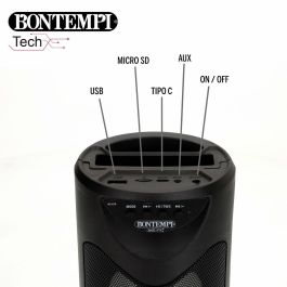Altavoz con Micrófono Karaoke Bontempi 6 Unidades Altavoz con Micrófono Karaoke Bontempi 6 Unidades