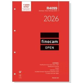 Finocam R4099 Recambio Anual Agenda de Anillas Open 210x297 mm A4 12 Meses 1 Día Página + 8 Meses Resumidos 2026 Finocam R4099 Recambio Anual Agenda de Anillas Open 210x297 mm A4 12 Meses 1 Día Página + 8 Meses Resumidos 2026 Precio: 16.50000044. SKU: B1J9J7J4NV