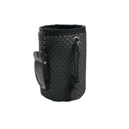 Hunter Portapremios Hilo Basic Antracita Bolsa de Recompensas para Perros Poliéster Malla 3D con Clip y Cierre de Cordón Lavable 14x10x8cm