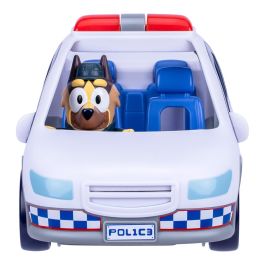 Moose Coche de Policía Bluey 19202 con Luces y Sonidos, Figura Incluida, Juguete para Niños +3 Años