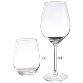 Day Juego Cristalería 8 Piezas: 4 Vasos 350ml y 4 Copas Vino 500ml Precio: 19.49999942. SKU: B1JQQTPZDW