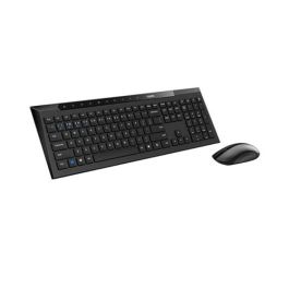 Rapoo Teclado + Ratón 8210M Negro Inalámbrico Bluetooth 3.0/5.0 Resistente a Salpicaduras Teclas Multimedia 14203 Rapoo Teclado + Ratón 8210M Negro Inalámbrico Bluetooth 3.0/5.0 Resistente a Salpicaduras Teclas Multimedia 14203