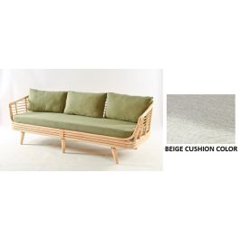 DKD Home Decor Sofá Balinés 200 x 78 x 76 cm Ratán Poliéster Precio: 776.49999977. SKU: B1E6RDYVA9