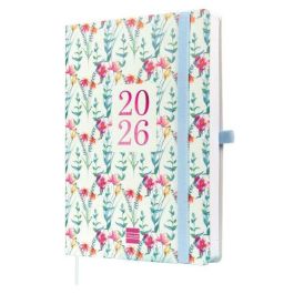 Agenda Anual (2026) Finocam Internacional Capri Cosida Tapa Blanda Con Goma Fa5 148X210 D/P Happy Precio: 19.49999942. SKU: B13RN3GW76