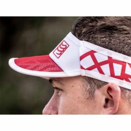 Visera Compressport Spider Web Ultralight Rojo Talla única Visera Compressport Spider Web Ultralight Rojo Talla única