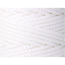 Edm Cordón Trenzado Poliéster Granete Blanco, Calibre 6 mm x 200 m