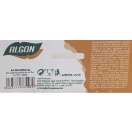 Algon Palillos Higiénicos Redondos - Set de 3 paquetes x 200 unidades (18 Unidades)