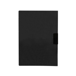 Liderpapel 45325 Carpeta Dossier Pinza Lateral Polipropileno DIN A4 Negro para 60 Hojas con Pinza Deslizante
