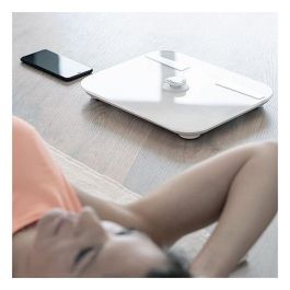 Cecotec 04254 Báscula de Baño Plaza Blanco Báscula Personal Electrónica LCD hasta 180 kg