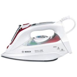 PLANCHA DE VAPOR BOSCH TDI902839W - 2800W - SUPERVAPOR 200G - INYECCIÓN DE VAPOR - SUELA CERANIUM GLISSE - DEPOSITO 300ML - ANTICALC INTEGRADO