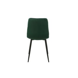 Silla Romimex Verde Terciopelo Metal 45 x 89 x 55 cm