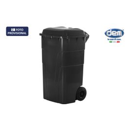 Inde Cubo Basura Con Tapa 240 Lt. Negro 60 cm Ancho x 105 cm Alto x 78 cm Largo (2 Unidades) Precio: 151.9518. SKU: B1G4CTNRWY