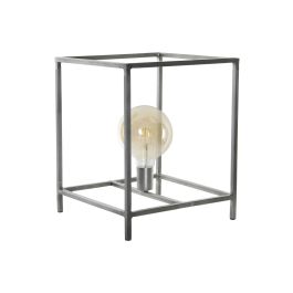 DKD Home Decor Lámpara de Sobremesa Vintage de Metal Gris Oscuro con bombilla E27 50W, 220V. Medidas 33cm Ancho x 33cm Fondo x 40cm Alto. Precio: 34.63746. SKU: S3014678