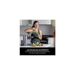 Ninja Extractor de Jugos JC151EU, 150 W, 0.887 L, Gris-Negro