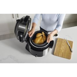 Ninja OL550EU Olla Eléctrica Multifunción 6L SmartLid Multi Cooker Foodi - 11 en 1, Cocina a Presión, Freidora de Aire