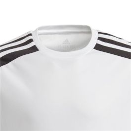 Camiseta de Fútbol de Manga Corta para Niños Adidas Squad 21 Blanco S