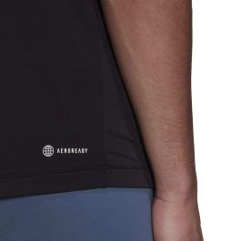 Camiseta de Manga Corta Hombre Adidas Big Badge Negro 43-45