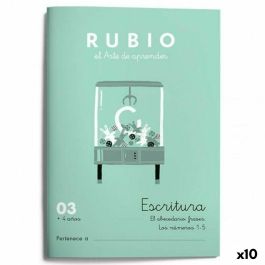 Cuaderno de escritura y caligrafía Rubio Nº03 A5 Español 20 Hojas (10 Unidades) Precio: 14.50000032. SKU: S8422710