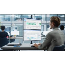 Kensington Brazo para Monitor, Soporte Vertical de Mesa para 2 Monitores TFT hasta 32 pulgadas, 9kg, Negro