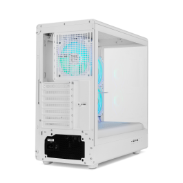 Nox NXHUMMERSIGNAWH Semitorre Hummer SIGNAL Blanca ARGB Cristal Templado Gaming