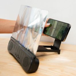 Amplificador de Pantalla para Móviles con Altavoz Recargable Screenier InnovaGoods Amplificador de Pantalla para Móviles con Altavoz Recargable Screenier InnovaGoods