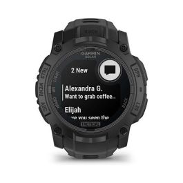 Garmin Instinct® 3 Solar Tactical Edition - Reloj Inteligente GPS, 50 mm, Pantalla AMOLED Táctil, Energía Solar, 40 Días Batería, Negro, Unisex