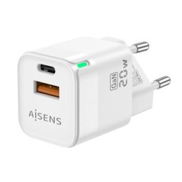 Aisens Cargador Gan 20 W, 1Xusb-C Pd3.0 Qc4.0, 1Xusb-A Qc3.0, Blanco Precio: 5.50000055. SKU: B16VMJZWQ6