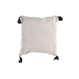 DKD Home Decor Cojín Boho Blanco 60 x 60 x 10 cm (4 Unidades)