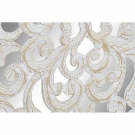 Decoracion Pared Indio DKD Home Decor Blanco Dorado 3 x 120 x 120 cm