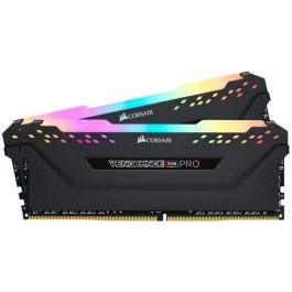 Corsair CMW16GX4M2C3600C18 Vengeance RGB PRO - Kit de Memoria RAM DDR4 16GB (2x8GB) 3600MHz DIMM Dual-Kit (Intel XMP) Negro