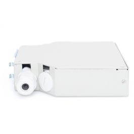 DIGITUS Hutschienen Spleißbox für 8 LC/DX Kupplungen