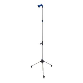 Blue Bird-Altadex Ducha de jardín con trípode 130-210cm Azul, Aluminio, ABS, Cabezal Orientable, Llave de Corte