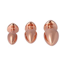 Plug Anal Pick&Love Nº 14 Dorado 3 Piezas (8,3 cm) (9,5 cm) (7,6 cm)