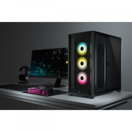 Corsair iCUE 5000X RGB Midi Tower Negro Corsair iCUE 5000X RGB Midi Tower Negro