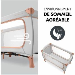 Hauck HAU1731647229433 Cuna de Viaje Sleep N Play Go Plus 60x120 cm Plegable con Ruedas desde el Nacimiento, Corcho Polvoriento