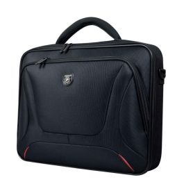 Port Designs Maletín Portátil Clamshell Courchevel 15.6'' Nylon Balístico 1680D con Asa Ergonómica y Correa para Carro