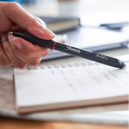 Sharpie Bolígrafo de Gel S-Gel Retráctil Azul 0.7mm Secado Rápido – Blister de 3 Unidades