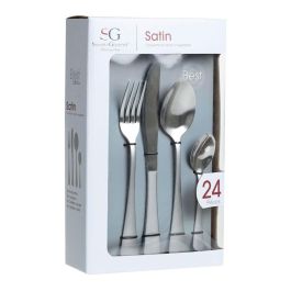 Secret Of Gourmet Cubertería 24 Piezas Acero Inoxidable Colección Satin 154356