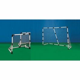 Mondo Jaula de portería de fútbol FIFA World Cup 2018 Grande Modular 2 en 1 con 2 Mini Goles y Balón PVC